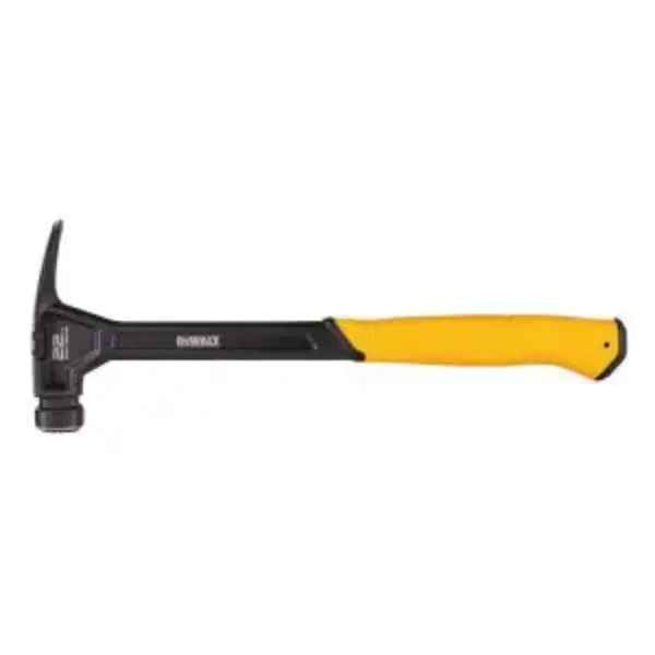 DEWALT-(DWHT51005-0) DEWALT-(DWHT51005-0): Dewalt 22Oz Rip Claw Steel Hammer - Milled Face