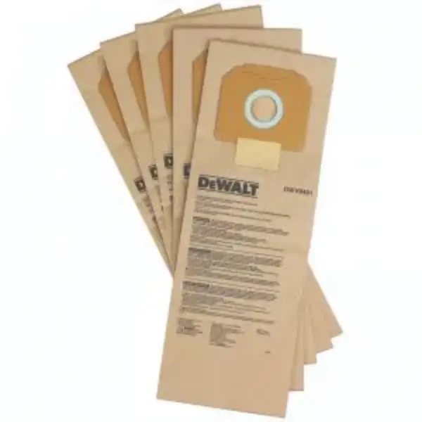 DEWALT-(DWV9401-XJ) DEWALT-(DWV9401-XJ): Dewalt Paper Dust Bag (5 Pack)