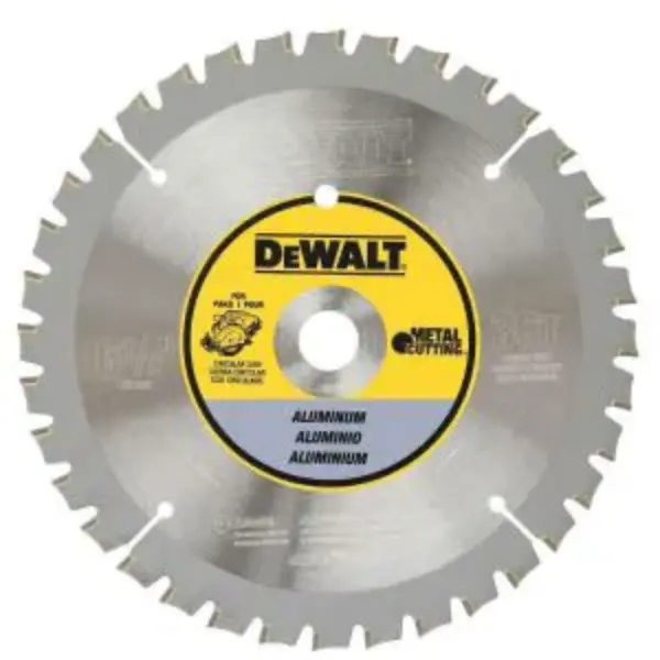 DEWALT-(DW9152) DEWALT-(DW9152): Dewalt 165Mm 36T Aluminium Cutting Ciruclar Saw Blade