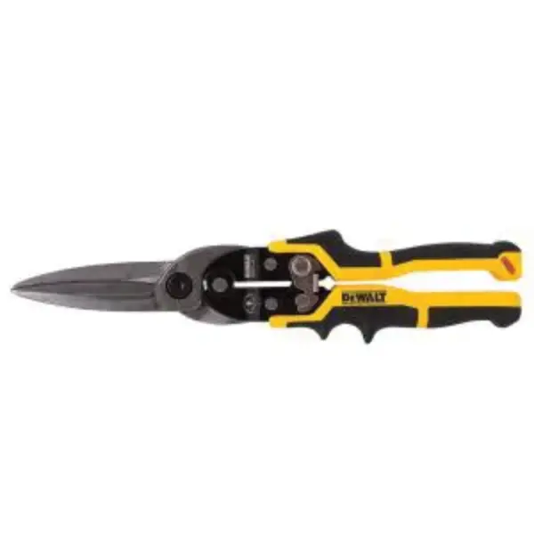DEWALT-(DWHT14681) DEWALT-(DWHT14681): Dewalt Long Straight Cut Ergo Aviation Snip
