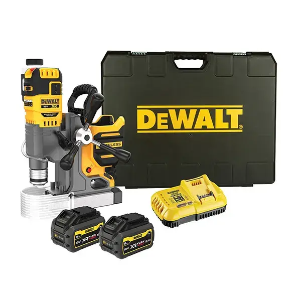 DEWALT-(DCD1623X2G-XE) DEWALT-(DCD1623X2G-XE): Dewalt 18V Xr With Flexvolt Advantage Magnetic Drill Press - 9Ah Kit