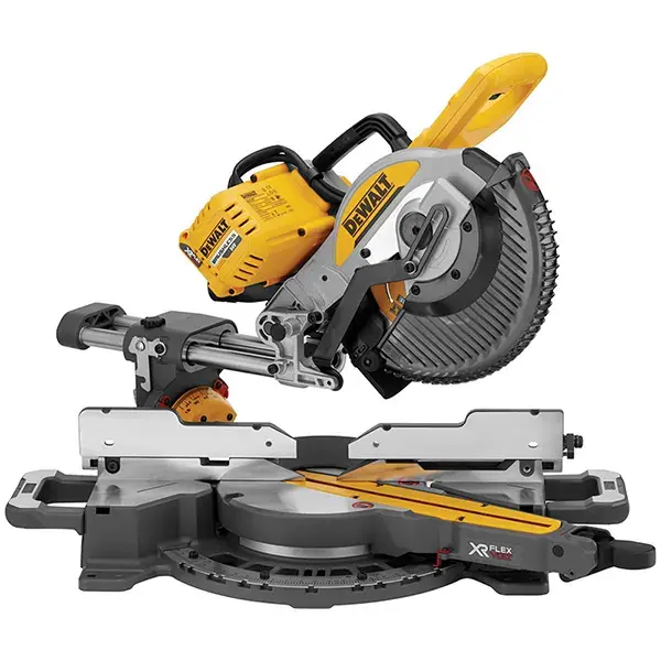 DEWALT-(DCS727N-XE) DEWALT-(DCS727N-XE): Dewalt 54V Xr Flexvolt 254Mm Sliding Compound Mitre Saw – Bare Unit