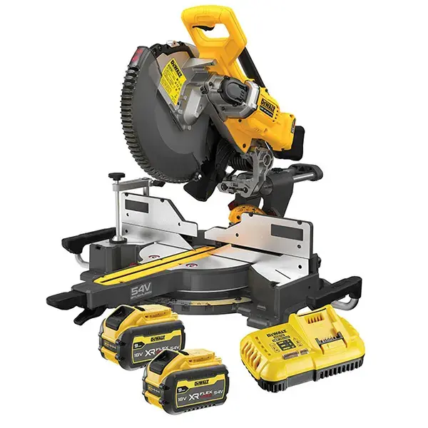 DEWALT-(DCS781X1-XE) DEWALT-(DCS781X1-XE): Dewalt 54V Xr Flexvolt 305Mm Mitre Saw - 9Ah Kit