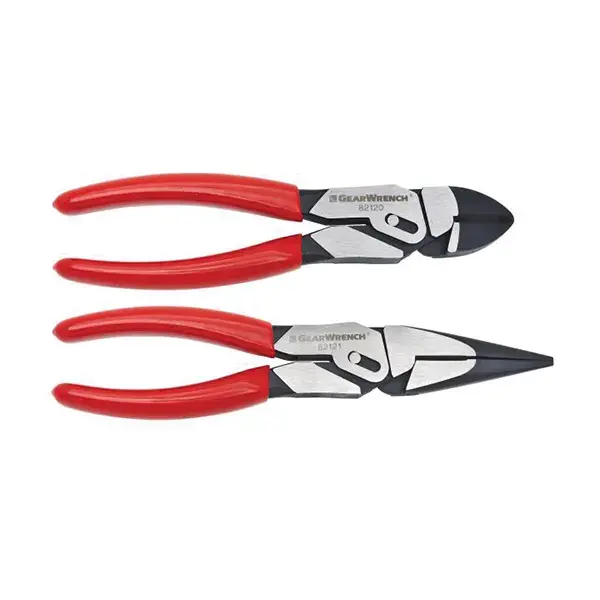 GEARWRENCH-(82124): The Gearwrench Pivotforce Compound Action Pliers Require 40% Less Effort To Cut Than Regular Pliers Due To The Unique Pivot Point Design Which Delivers A More Efficient Transition Of Power From The Handle To The Jaws. This Means You DonT Need To Work As Hard To Make The Same Cuts In Heavy-Duty Materials As You Would With Regular Pliers.