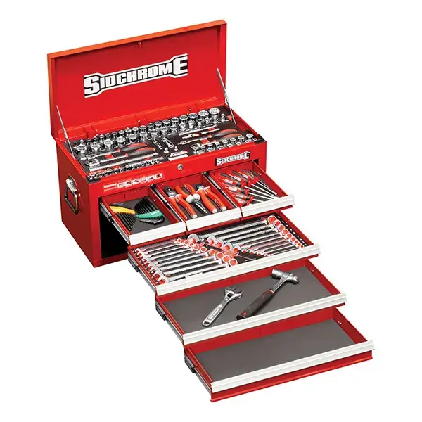 SIDCHROME-(SCMT10157): Sidchrome 139 Piece Top Chest Tool Kit Metric / Af