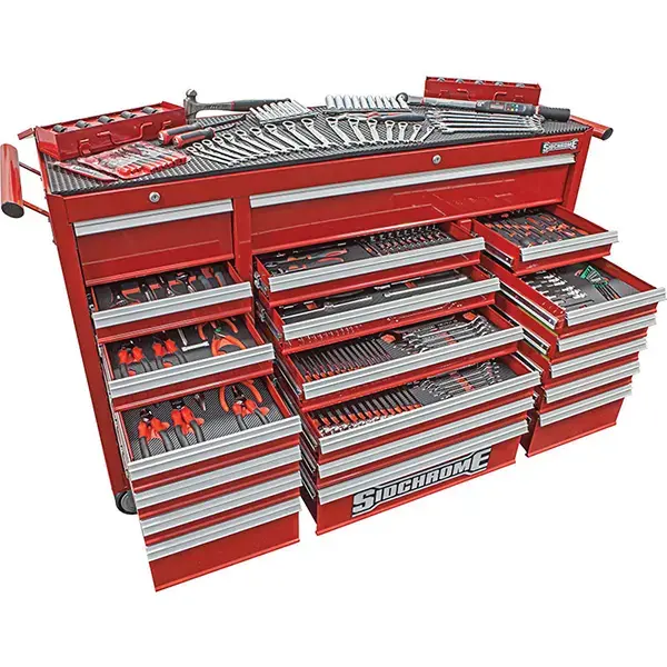 SIDCHROME-(SCMT10161): Sidchrome 523 Piece Triple Bank Tool Kit Metric / Af