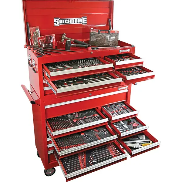 SIDCHROME-(SCMT11207): Sidchrome 417 Piece Wide Body Combination Tool Kit Metric / Af