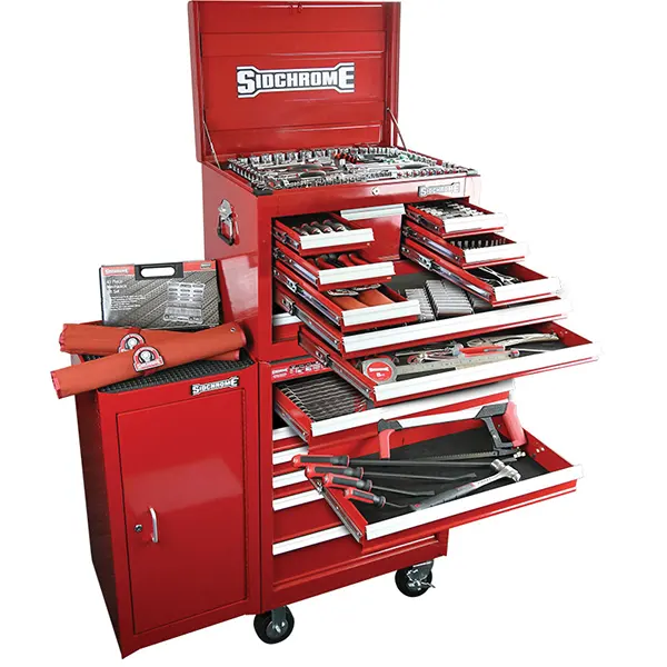 SIDCHROME-(SCMT11402): Sidchrome 356 Piece Combination Tool Kit & Side Cabinet Metric / Af