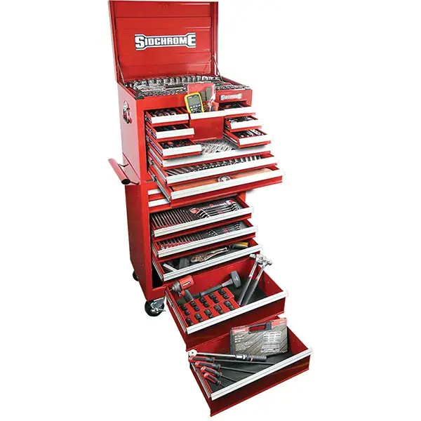 SIDCHROME-(SCMT11408): Sidchrome 461 Piece Combination Tool Kit Metric / Af