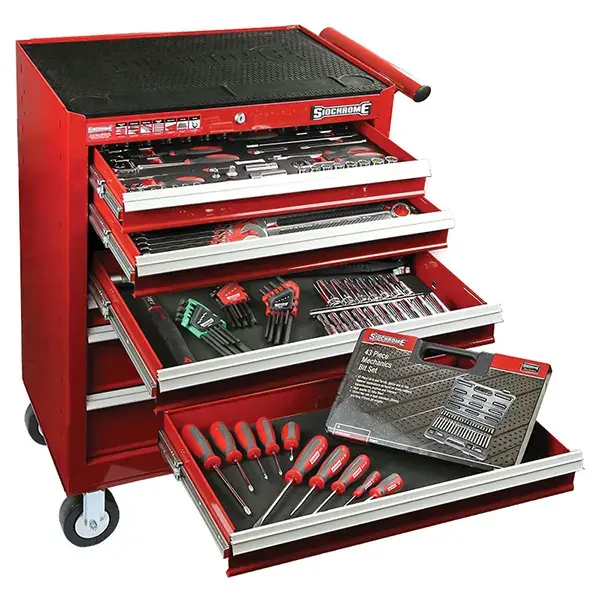 SIDCHROME-(SCMT11600): Sidchrome 250 Piece Roller Cabinet Tool Kit Metric / Af