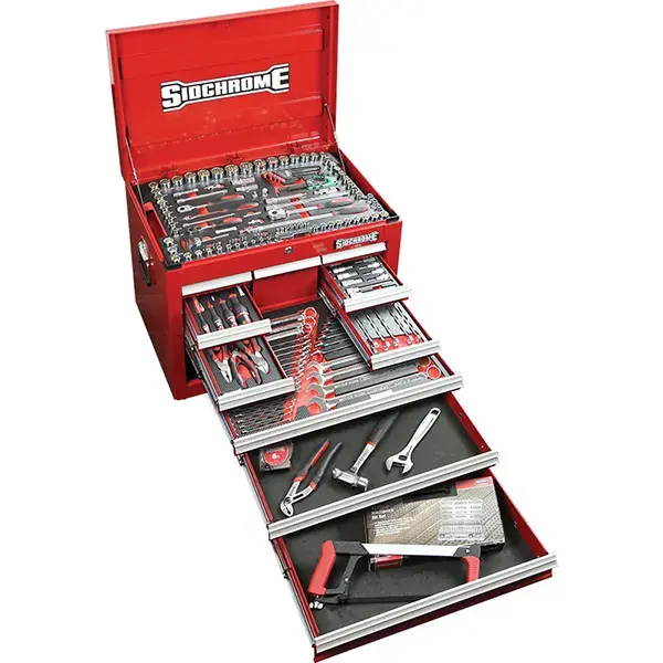 SIDCHROME-(SCMT11800): Sidchrome 242 Piece Top Chest Tool Kit Metric / Af