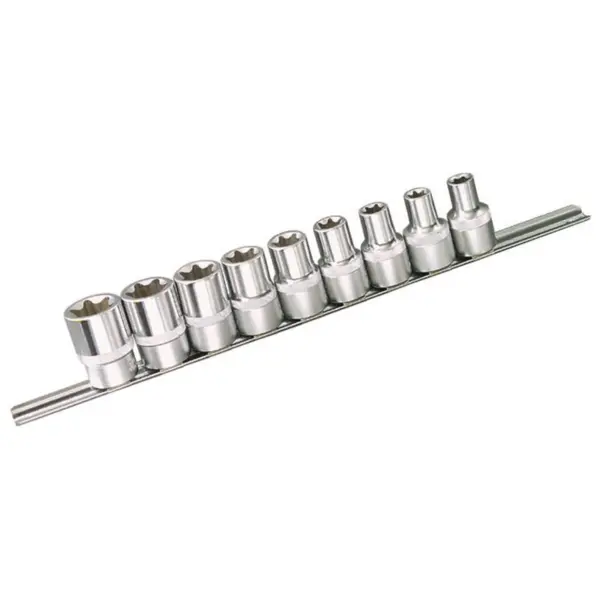 KINCROME-Socket Set E Torx 9Pce 1/2Dve-02094 Kincrome-Socket Set E Torx 9Pce 1/2Dve-02094: Socket Set E Torx 9Pce 1/2Dve
