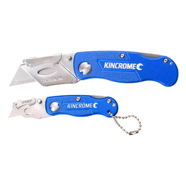 KINCROME-Folding Utility Knife 2Pc Set-K060022 Kincrome-Folding Utility Knife 2Pc Set-K060022: Folding Utility Knife 2Pc Set