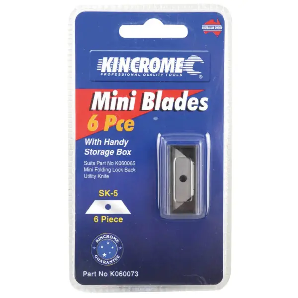 KINCROME-Replacement Mini Blade 6Pc-K060073 Kincrome-Replacement Mini Blade 6Pc-K060073: Replacement Mini Blade 6Pc