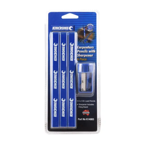 Kincrome-7Pc Pencils W Sharpener-K14083: 7Pc Pencils W Sharpener