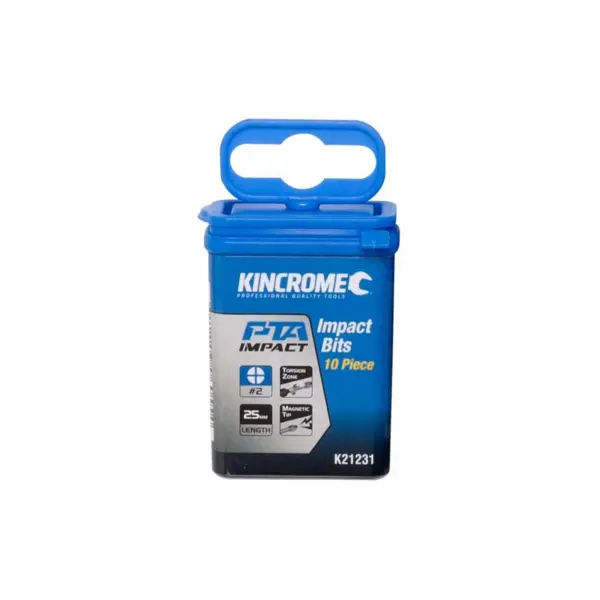 KINCROME-Impact Bit Ph#2 25Mm 10 Pck-K21231 Kincrome-Impact Bit Ph#2 25Mm 10 Pck-K21231: Impact Bit Ph#2 25Mm 10 Pck