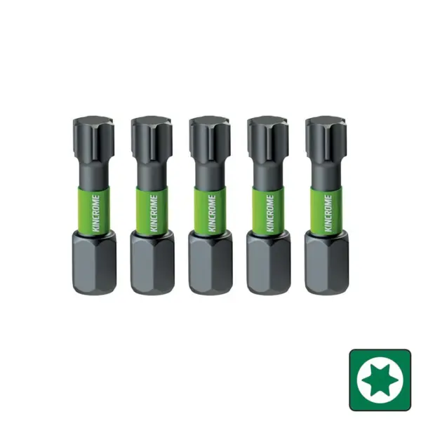 Kincrome-Impact Bit Torx T15 25Mm 5 Pck-K21378: Impact Bit Torx T15 25Mm 5 Pck