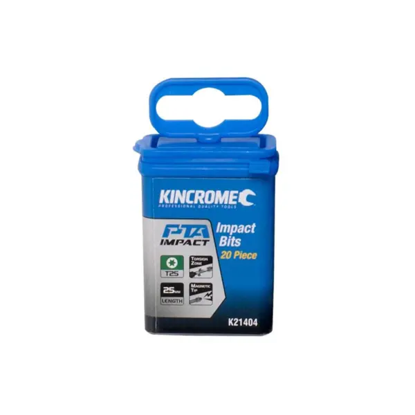 Kincrome-Impact Bit Torx T25 25Mm 20Pck-K21404: Impact Bit Torx T25 25Mm 20Pck