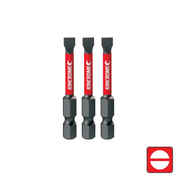 Kincrome-Impact Bit Bl 8Mm 50Mm 3 Pck-K21461: Impact Bit Bl 8Mm 50Mm 3 Pck