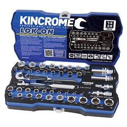 Kincrome-Lokon Set 1/4&3/8 44P-Met/Imp-K27031: Lokon Set 1/4&3/8 44P-Met/Imp