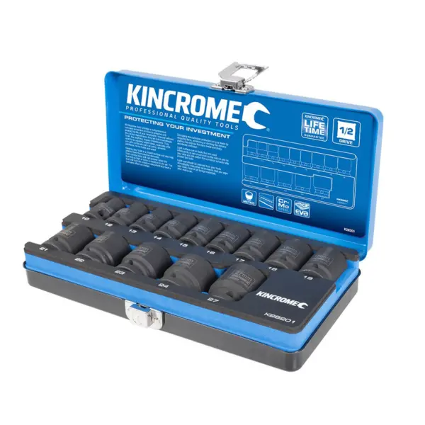 KINCROME-Impact Skt Set 1/2 14P Met-K28201 Kincrome-Impact Skt Set 1/2 14P Met-K28201: Impact Skt Set 1/2 14P Met