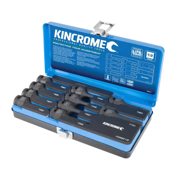 KINCROME-Impact Torx Sktset 1/2 10P-Trx-K28212 Kincrome-Impact Torx Sktset 1/2 10P-Trx-K28212: Impact Torx Sktset 1/2 10P-Trx