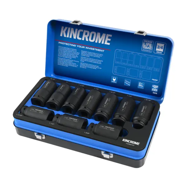 KINCROME-Impact Deep Sktset 3/4 10P Imp-K28245 Kincrome-Impact Deep Sktset 3/4 10P Imp-K28245: Impact Deep Sktset 3/4 10P Imp