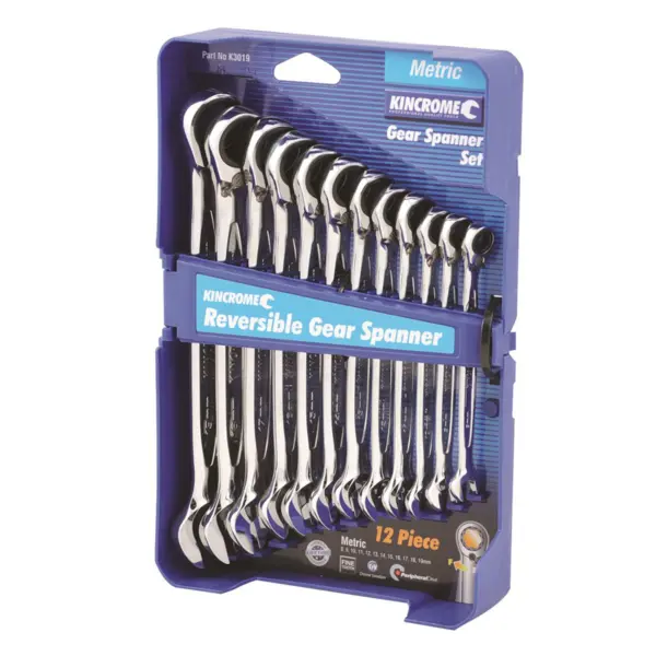 KINCROME-12P Reverse Gear Spanner-Met-K3019 Kincrome-12P Reverse Gear Spanner-Met-K3019: 12P Reverse Gear Spanner-Met