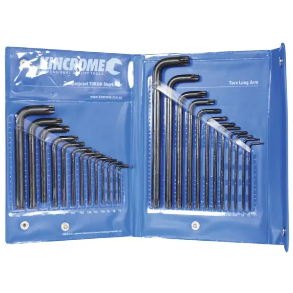 KINCROME-25Pce T’Proof & Torx Set-K5055 Kincrome-25Pce T'Proof & Torx Set-K5055: 25Pce T'Proof & Torx Set