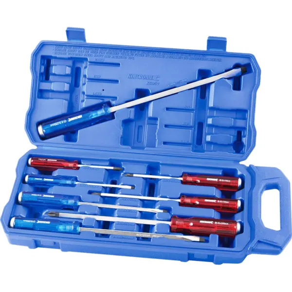 KINCROME-Screwdriver Set Thru Tang 8Pc-K5057 Kincrome-Screwdriver Set Thru Tang 8Pc-K5057: Screwdriver Set Thru Tang 8Pc