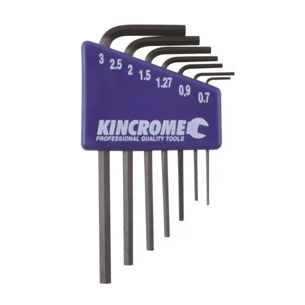 Kincrome-Mini Hex Key Wrench Set 7Pce M-K5085: Mini Hex Key Wrench Set 7Pce M