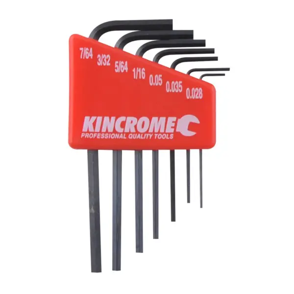 Kincrome-Mini Hex Key Wrench Set 7Ce Af-K5086: Mini Hex Key Wrench Set 7Ce Af