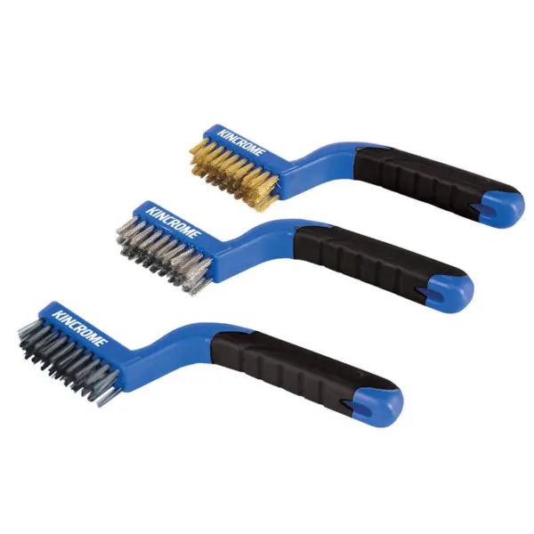 KINCROME-Wire Brush Set Medium 3Pce-K6360 Kincrome-Wire Brush Set Medium 3Pce-K6360: Wire Brush Set Medium 3Pce