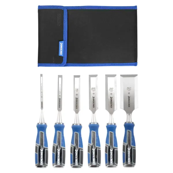 KINCROME-Wood Chisel Set 6Pce-K9213 Kincrome-Wood Chisel Set 6Pce-K9213: Wood Chisel Set 6Pce
