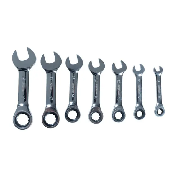 Supatool-Gear Stubby Set 7Pc Metric-S030007: Gear Stubby Set 7Pc Metric