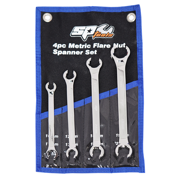 Sp Tools-Sp10044: 4Pc Metric Flare Spanner Set