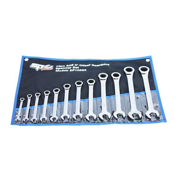 Sp Tools-Sp10262: 0º Offset Geardrive Spanner Set 12Pc Sae