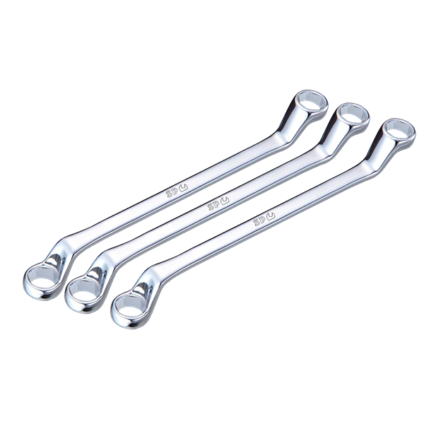 SP TOOLS-SP10423 Sp Tools-Sp10423: 3Pc 75° Offset Brake Bleeder Ring Spanner Set