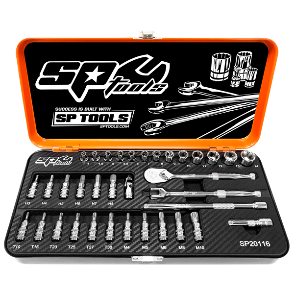 Sp Tools-Sp20116: 35Pc 1/4Dr Socket Set