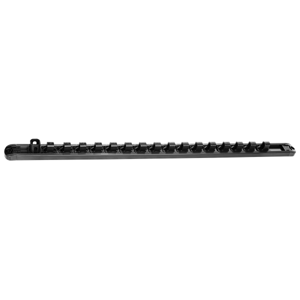 Sp Tools-Sp203Rqm: Ideal For Tool Kit Organisation - Available In 3 Sizes - 1/4Dr; 3/8Dr & 1/2Dr Keep Your Tool Kit Drawers Neat And Tidy By Neatly Storing Your Loose Sockets On These Quality Magnetic Back Rails. Features Twist Lock Sockets Onto Rail By Turning Them To The Right - Unlocked By Turning To The Left Magnetic Rail Base Allows You To Fix Your Socket Rail To Any Magnetic Surface - Engine Bays; Tool Kit Panels; Steel Worktops; Etc