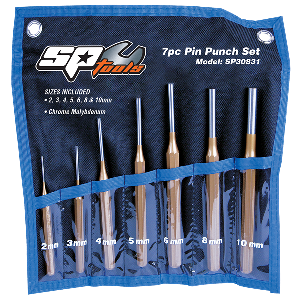 SP TOOLS-SP30831 Sp Tools-Sp30831: 7Pc Pin Punch Set