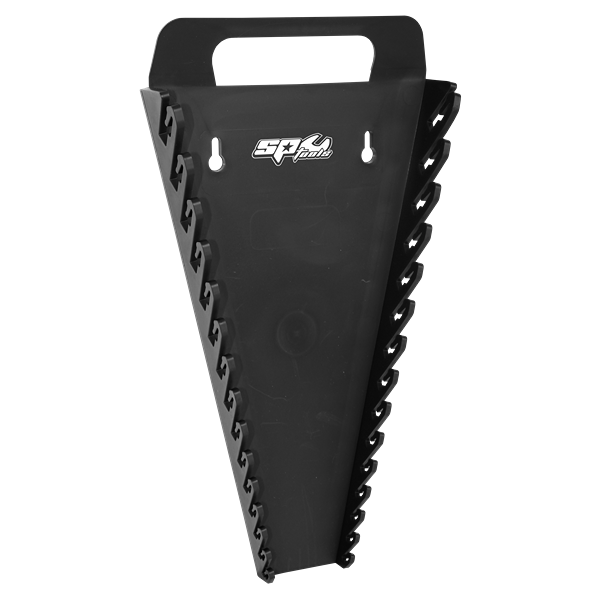 Sp Tools-Sp31716: Ideal For Tool Kit Organisation - Holds Up To 15 Spanners Keep Your Tool Kit Drawers Neat And Tidy By Neatly Storing Your Loose Spanners In This Quality Versatile Organiser. Features Versatile Spanner Organiser; Designed To Neatly Store Open End; Ring Or Combination Spanners. Manufactured From High Impact Plastic Built In Eyelet Mounting Holes Ideal For Wall Mounting; Peg Boards; Shadow Boards Or Tool Cabinets Built In Handle For Easy Transport Fuel And Solvent Resistant