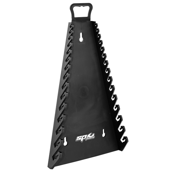 Sp Tools-Sp31717: Ideal For Tool Kit Organisation - Holds Up To 15 Spanners Keep Your Tool Kit Drawers Neat And Tidy By Neatly Storing Your Loose Spanners In This Quality Versatile Organiser. Features Versatile Spanner Organiser; Designed To Neatly Store Open End; Ring Or Combination Spanners. Manufactured From High Impact Plastic Built In Eyelet Mounting Holes Ideal For Wall Mounting; Peg Boards; Shadow Boards Or Tool Cabinets Built In Handle For Easy Transport Fuel And Solvent Resistant