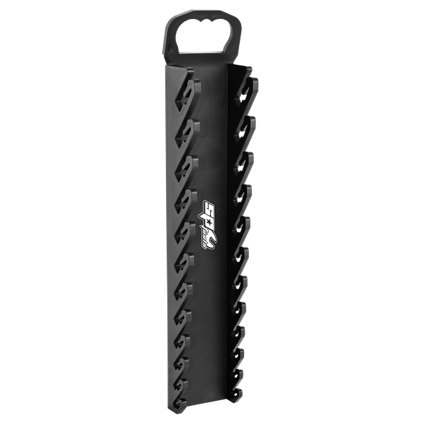 Sp Tools-Sp31720: Deal For Tool Kit Organisation - Holds Up To 12 Stubby Spanners Keep Your Tool Kit Drawers Neat And Tidy By Neatly Storing Your Loose Spanners In This Quality Versatile Organiser. Features Versatile Stubby Spanner Organiser; Designed To Neatly Store Open End; Ring Or Combination Spanners. Manufactured From High Impact Plastic. Built In Handle For Easy Transport. Fuel And Solvent Resistant.