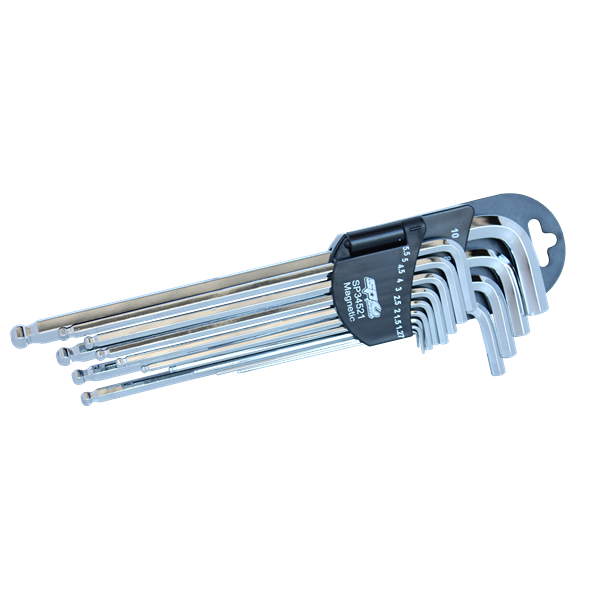 SP TOOLS-SP34521 Sp Tools-Sp34521: 13Pce Ball Point Hex Key Wrench Set