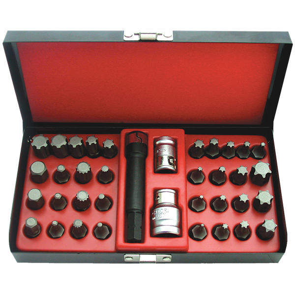 Sp Tools-Sp39610: 6Xhexagon 300Mm Bits - 4 5 6 8 10 & 12Mm 1/2