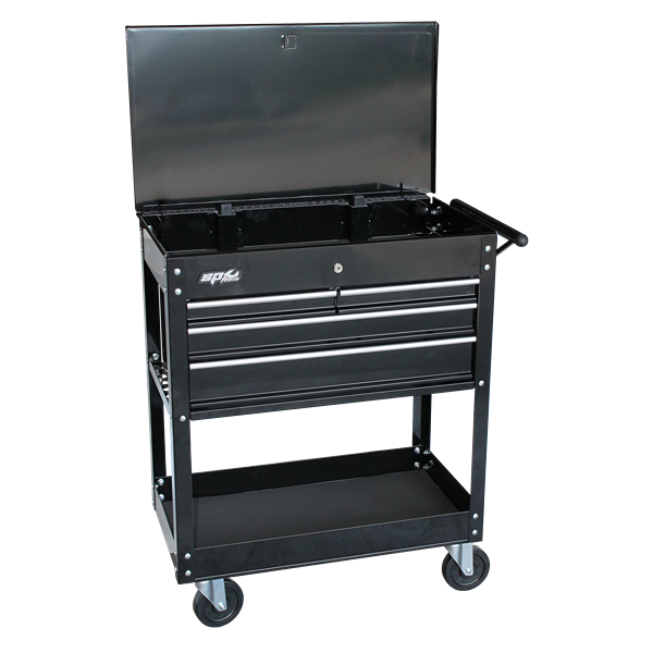 Sp Tools-Sp40015: 4 Drawer Steel Diagnostic Trolley Dimensions: (964W X 414D X 964H)