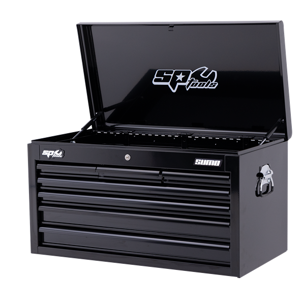 Sp Tools-Sp40120: 30% Wider Than Standard Sp Custom Series Tool Cabinets  Heavy Duty 28 Ball Bearing Drawer Slides.  Dual Gas Strut Lid Stays.  Robust Wall Construction.  Full Drawer Extension Capability.