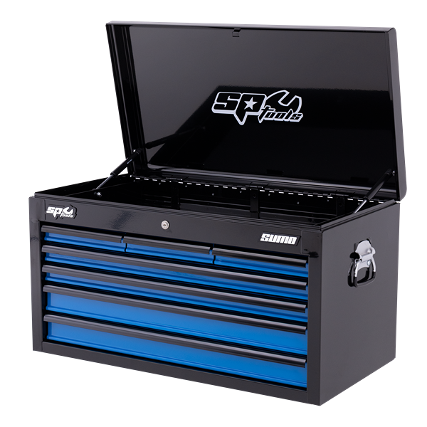 Sp Tools-Sp40121: 30% Wider Than Standard Sp Custom Series Tool Cabinets  Heavy Duty 28 Ball Bearing Drawer Slides.  Dual Gas Strut Lid Stays.  Robust Wall Construction.  Full Drawer Extension Capability.