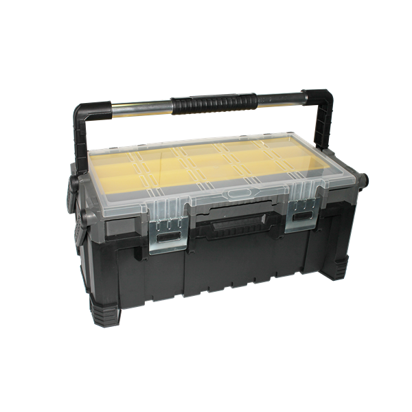 Sp Tools-Sp40378: Heavy Duty Storage Cases Medium Size 565Mm X 315Mm X 123Mm Ideal For Storing & Carrying Larger Tools As Well As Organizing Small Parts & Accessories - Nuts; Bolts; Nails; Screws; Staples Etc